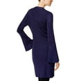 thumbnail image 2 of Marled Metallic Bell Sleeve Cardigan Navy Lurex M, 2 of 2
