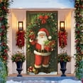 thumbnail image 5 of LmnLft Santa Claus Christmas Door Curtain, 90x180cm Holiday Door Hanging Banner for Festive Party Decoration, 5 of 6