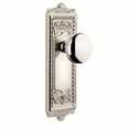 thumbnail image 4 of Grandeur 813658 Windsor Solid Brass Rose Passage Door Knob Set - Nickel, 4 of 7