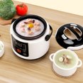 thumbnail image 4 of Portable Mini Rice Cooker, 24H Reservation Car Rice Cooker 2L Insulation Function Safe 12V with Inner Pot for Travel for Soup, 4 of 7