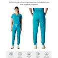 thumbnail image 6 of Members Only Valencia Jogger Scrub Pants for Women - Teal - S, 6 of 7