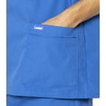 thumbnail image 6 of Landau Essentials Relaxed Fit 5-Pocket V-Neck Scrub Top for Men 7489, 6 of 8