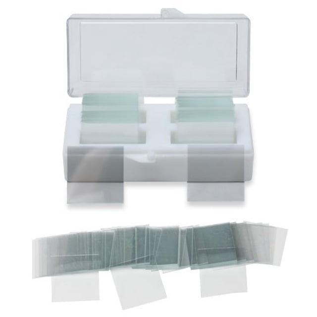 Couvre-microscope Standard, 1 Épais, 22x22mm, Karter Scientific 211Z3 (Lot de 200)