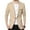 Khaki, variant on Men's Business Casual Blazer Long Sleeved Blazer Jacket Casual Snazzy Split Suit Jacket Khaki 36