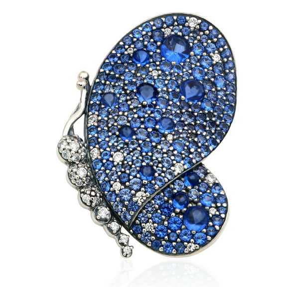 PANDORA Dazzling Blue Butterfly Pendant