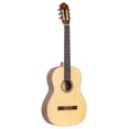 thumbnail image 1 of Ortega Guitars 6 Family Series Full Size Slim Neck Nylon String Classical Guitar w/Bag, Right, Spruce Top-Natural-Satin, (R121SN), 1 of 4