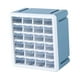 thumbnail image 1 of Organizador de cajones pequeño para escritorio, cajones de almacenamiento de escritorio, cajones de maquillaje, cuentas 24 celosías, 1 of 9