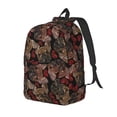 thumbnail image 1 of Easygdp Hearts and French Bulldog Mochila de Lona Resistente para Laptop, Compatible con Laptops de 15 a 17 pulgadas, Ideal para Escuela, Trabajo y Viajes-Small, 1 of 5