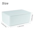 thumbnail image 2 of Dispensador de toallitas para pañales SOCOMAN de PVC 19x11x7 cm blanco, 2 of 7