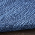 thumbnail image 6 of Nourison Nourison Washables 5'2" x 7' Blue Modern Indoor Non-Slip Flatweave Rug, 6 of 9
