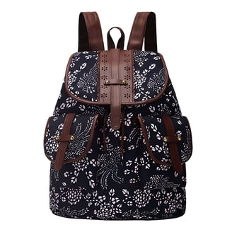 XOXO Heart Black Leather Backpack - Everyday Bag for Women  display picture 2