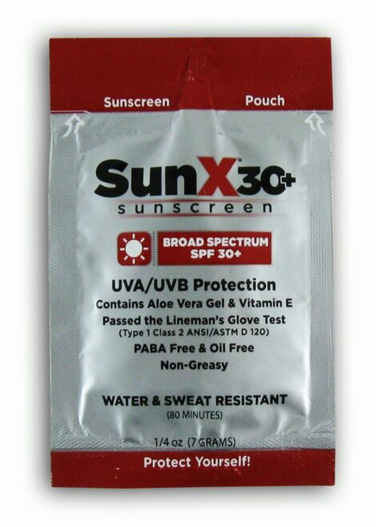 SunX? 30+ Lotion Sunscreen (.25 oz, Unit Dose)