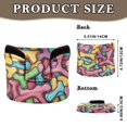 thumbnail image 2 of Haosy Colorful Bones Golf Mallet Putter Cover Strong Magnetic Leather Golf Club Headcover Closure, 2 of 7