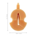thumbnail image 2 of UPKOCH Tourte-Style Rubber Violin Mute 1Pcs for Small Violas and Violins, 2 of 8