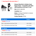 thumbnail image 2 of Exhaust Manifold to Cylinder Head Repair Clamp - Compatible with 2004 - 2005 Workhorse FasTrack FT1461, 2 of 3