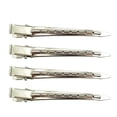 thumbnail image 3 of Pinzas para el cabello de acero duraderas para estilistas, 24 piezas, 3,3 pulgadas, horquillas plateadas, 3 of 6