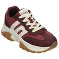 thumbnail image 4 of Tenis Ozono Mujer Rojo Cintas Plataforma Casual vino 26, 4 of 10