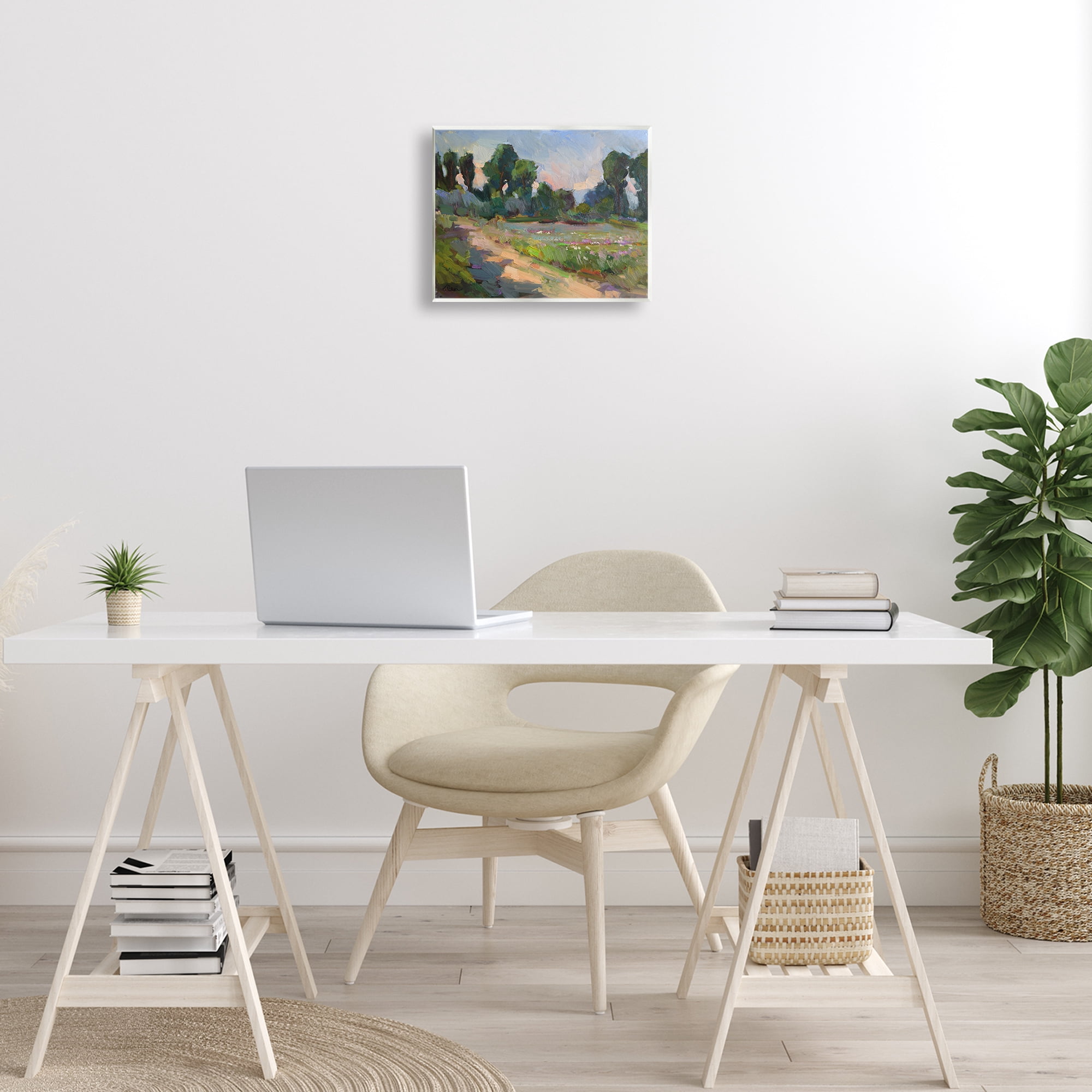 Stupell Industries Idaho Spring Tree Grove Landscape & Nature Painting Unframed Art Print Wall Art, 14 x 11