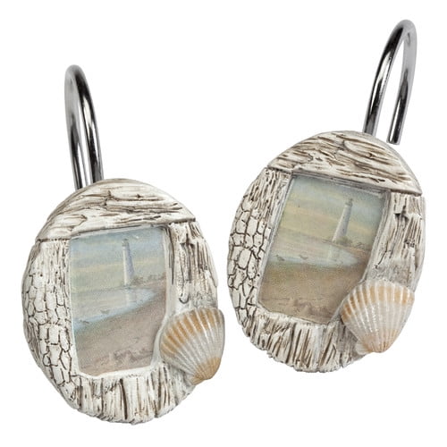 Creative Bath At the Beach Shower Curtain Hooks