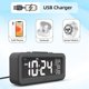 thumbnail image 4 of Reloj despertador compatible con personas que duermen mucho, reloj digital de cabecera y escritorio, 4 of 5