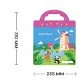 thumbnail image 4 of Portable Jelly Stickers Books for Kids 2-6, Reusable Cartoon Animals Gels Stickers 3 Sets, Preschool Education Funny Toys, 4 of 4