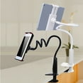 thumbnail image 2 of Flexible Long Arm Gooseneck Bracket Mount Clamp Cell Phone Clip on Stand Holder, 2 of 16