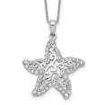 thumbnail image 6 of Sterling Silver CZ Make A Difference 18in Necklace and Pendant, 6 of 7