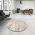 thumbnail image 3 of Ahgly Company Indoor Rectangle Traditional Light French Beige Brown Persian Area Rugs, 7' x 10', 3 of 6