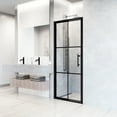thumbnail image 7 of Vigo Vg6079gcl3076 Astoria 76" High X 30" Wide Pivot Framed Shower Door - Black, 7 of 7