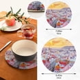 thumbnail image 3 of GZHJMY Prague at Christmas Trivets Pot Holders Set of 2, Hot Pads, Table Mats,Placemats Set for Cooking and Baking, Cotton Braided Hot Pads, 7.09"+9.45", 3 of 7