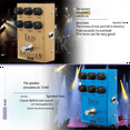 thumbnail image 2 of Electric Guitar Effector Replacement Accessories Analog Delay Guitar Effect Guitar Parts Guitar,Light Blue, 2 of 6