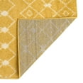 thumbnail image 5 of Unique Loom Tribal Trellis Collection Area Rug - Alaoui (6' Round Yellow/Ivory), 5 of 11