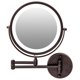 thumbnail image 1 of Espejo de maquillaje OVENTE, soporte de pared con 9 luces, aumento de 1X/7X, 1 of 9