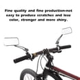 thumbnail image 4 of 2-Pack Aluminum Mountain Bike Handlebar Mirrors with Chrome-Plated Substrate - Universal Fit for Bicycle Modification, Safety Rearview Mirrors Available in Black/Red/Blue/Silver (125mm x 45mm, 22.2mm, 4 of 6