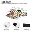thumbnail image 4 of Easygdp Vegetables Stretchy Visor - Unisex Visor Hat for Men and Women, UPF 50 Sun Protection Visor, Ultra-Light, 4 of 8