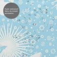 thumbnail image 5 of YFYANG Waterproof Bathroom Shower Curtain, Blue Floral Pattern Shower Curtain Set with Hooks, Home Bathroom Tub Decor - 72 "x72", Iron Hooks, 5 of 6
