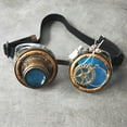 thumbnail image 1 of Unisex Steampunk Goggles with Colored Accessories Punk punk Rustic Men Glasses, 1 of 10