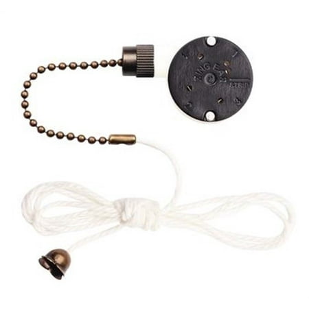 Fan Air Cap - Westinghouse Lighting 7728600 - 3 Speed Fan Switch, Single Cap