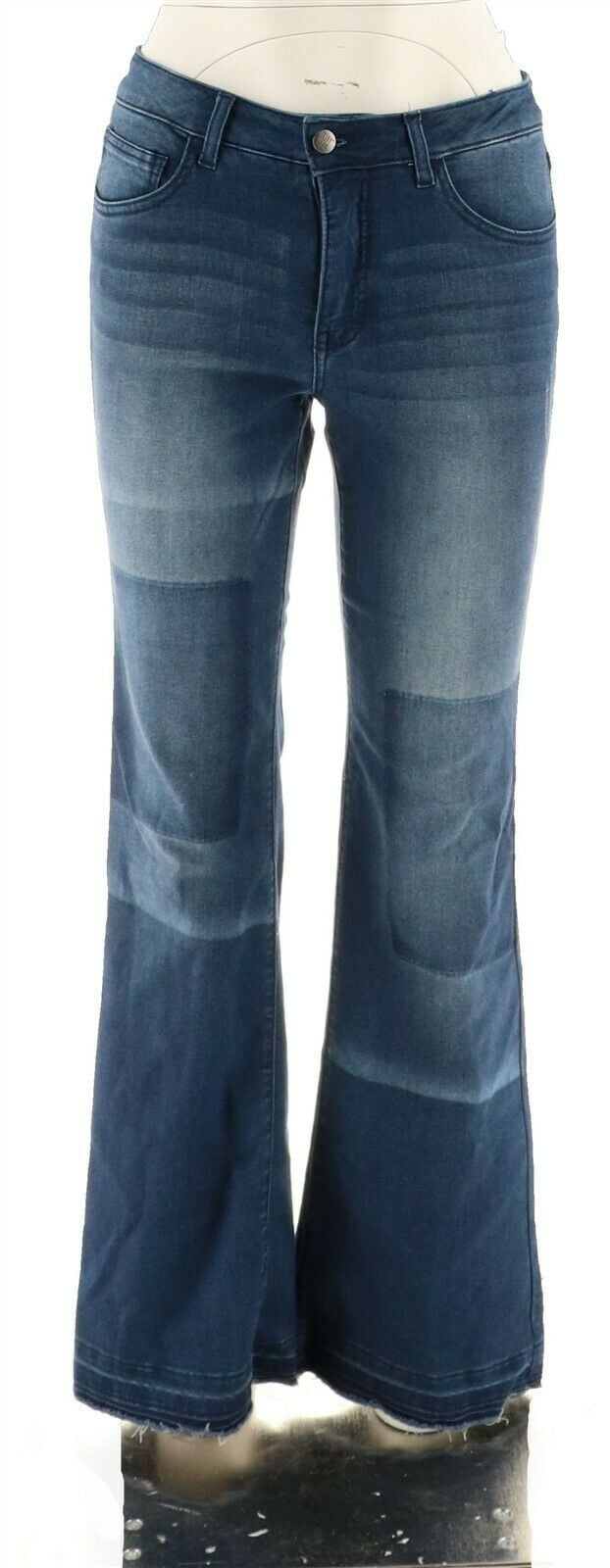 patchwork jeans womens