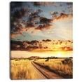 thumbnail image 2 of Prairie Africaine Nuageuse avec Allée - Art sur Toile Paysage Extra Large, 2 of 3