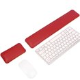 thumbnail image 2 of CSChome Mouse Wrist Support Wrist Rest Set Ergonomic Super Soft Double Sided Faux Leather Non-Slip Keyboard Support, 2 of 7