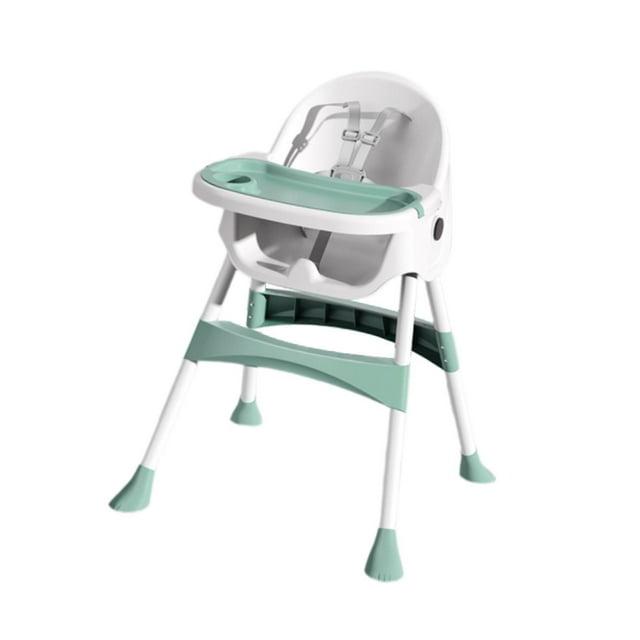 Silla alta plegable para bebé verde