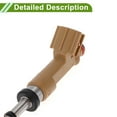 thumbnail image 4 of Inyector de combustible Unique Bargains para Toyota Matrix Base 1.8 2009-2012 1 Pcs tono marrón plateado, 4 of 7
