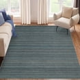 thumbnail image 1 of 5x7 Nursery Rug for Bedroom Machine Washable Floor Carpets Contemporary Blue Colorful Throw Rugs for Living Room Modern Striped Non-Slip Low Pile Area Rugs for Dining Room Home Office, 1 of 16