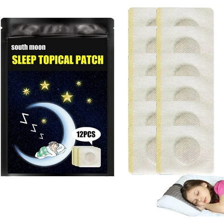

12 Pcs Sleep Aids Sticker Sleep Aid Patches Scheam Natural Sleep Aid Patches Safe Sleep Plaster Supports Rest And Rejuvenation Plant-Based Ingredients Natural Extract Sleep Promoting Stickers