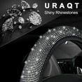 thumbnail image 5 of Bling Funda para Volante, Funda Universal para Volante con Diamantes para Mujer, para vehículo/Auto/SUV, Funda para Volante de Coche con Diamantes de Cristal para la mayoría de los Coches (36-38, 5 of 5