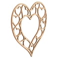 thumbnail image 3 of Blank Heart Frame Wood Cutouts 23-inch, 1/8 inch Thick, Pack of 3 Wooden Hearts for Crafts, Mother's Day and Valentines, by Woodpeckers, 3 of 4