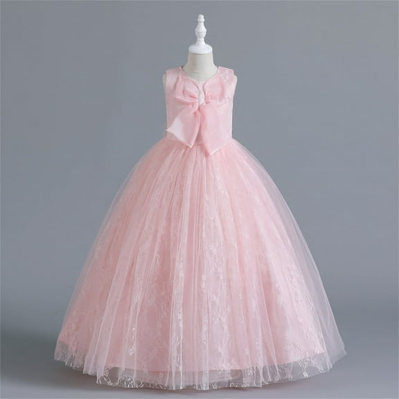 Tween Girl Dresses Formal Dress For Girls Pink Dress Girls First Birthday Dresses Girls Children'S Day Outfit 160