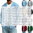 thumbnail image 2 of Eiyaclvo Mens Cardigan Sweaters with Buttons V Neck Knitted Cardigan Sweater Casual Lightweight Button Down Knitted Sweater Cardigans, 2 of 5