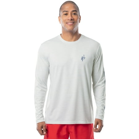 GH BY GUY HARVEY Men s Long Sleeve Performance Saltwater Fishing Shirt Sizes:M-2XL